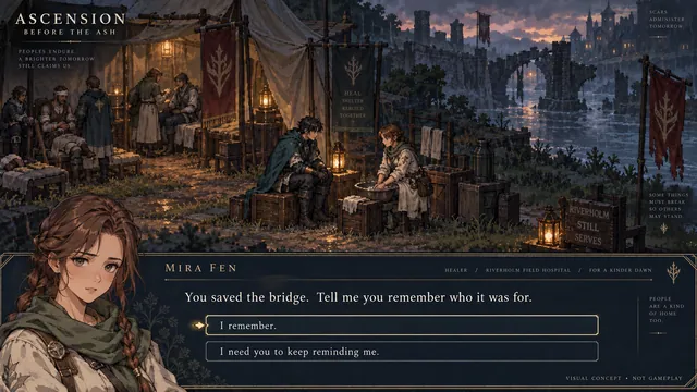 Dialogue — Mira after the bridge